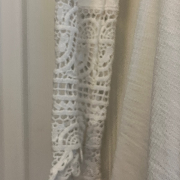 Free People Cream Ribbed Top - Picture 3 of 7